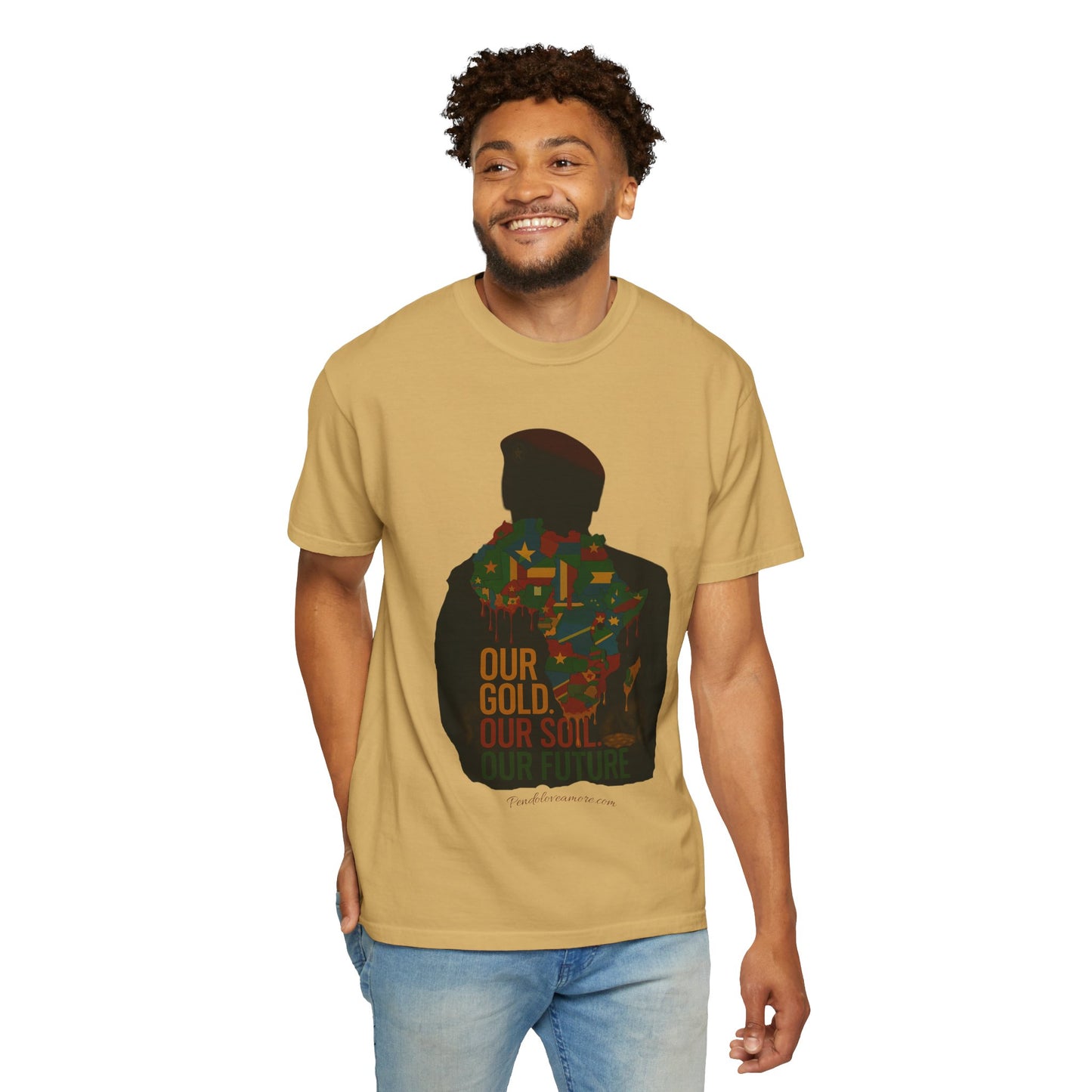 Ibrahim Traoré Unisex Garment-Dyed T-Shirt - Celebrate Heritage and Unity