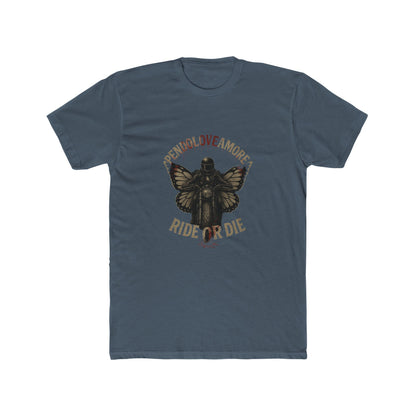 Ride or Die Pendoloveamore Unisex Cotton Crew Tee – Vintage Style Graphic T-Shirt
