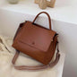 Fashion Simply PU Leather Crossbody Bags For Women Solid Color Shoulder Messenger Bag Lady Chain Travel Small Handbags