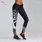 Women's Tree Print Cotton Yoga Pants