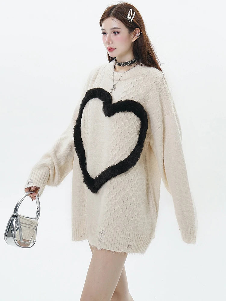 Black Heart Sweater