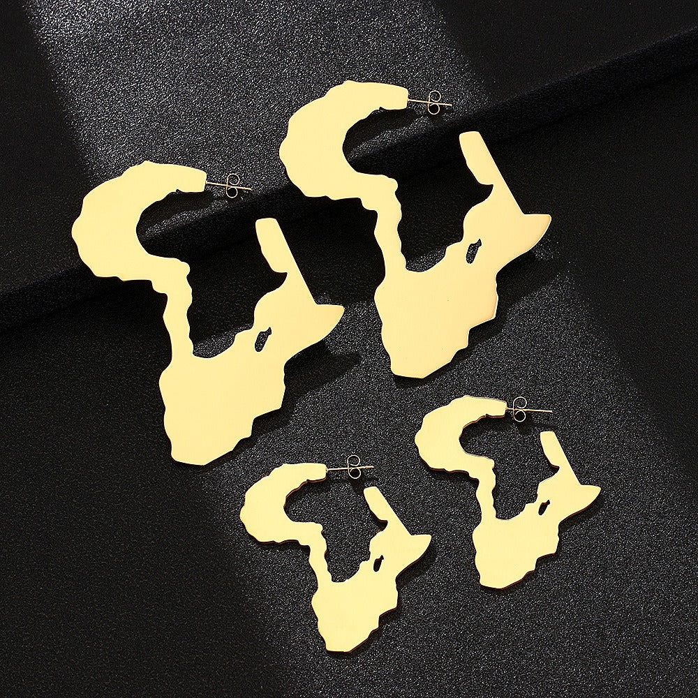 Africa Stainless Steel  Earrings