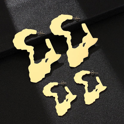Africa Stainless Steel  Earrings