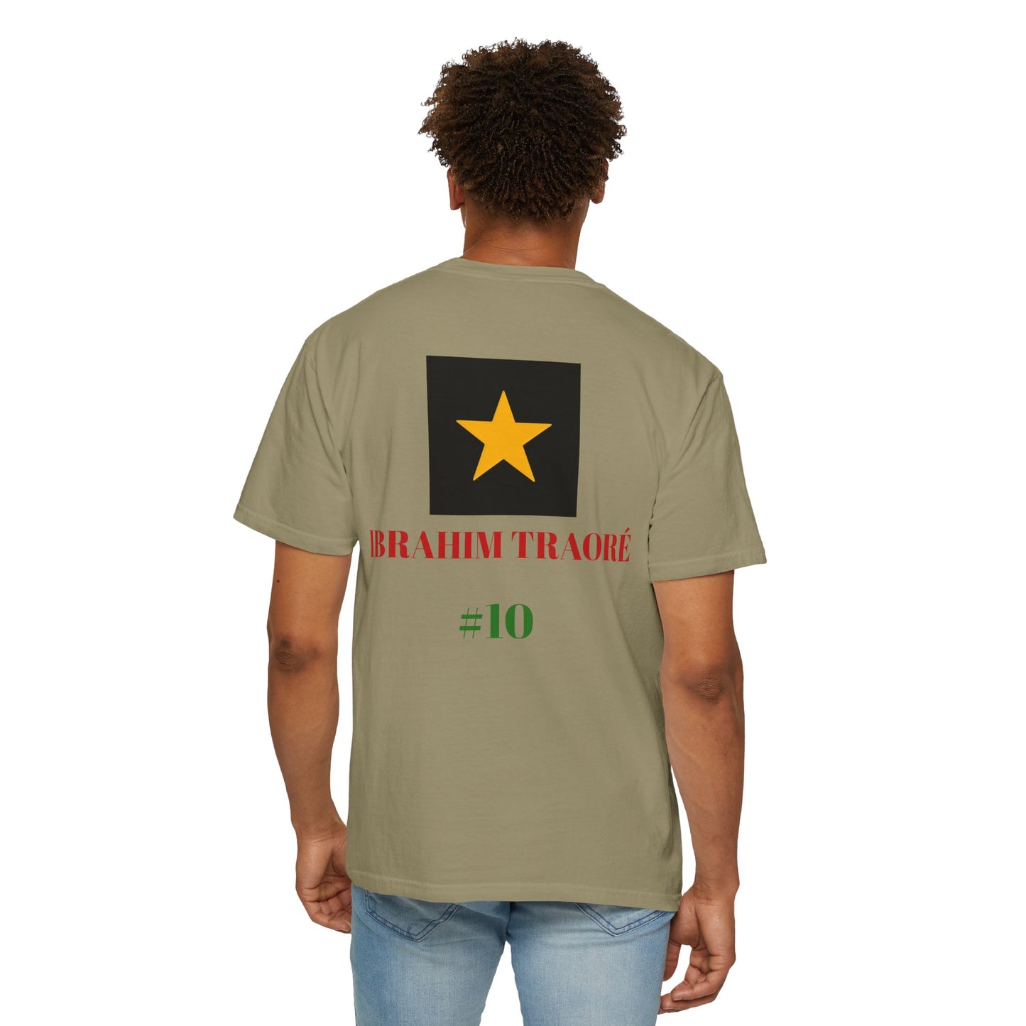Ibrahim Traoré Unisex Garment-Dyed T-Shirt - Celebrate Heritage and Unity