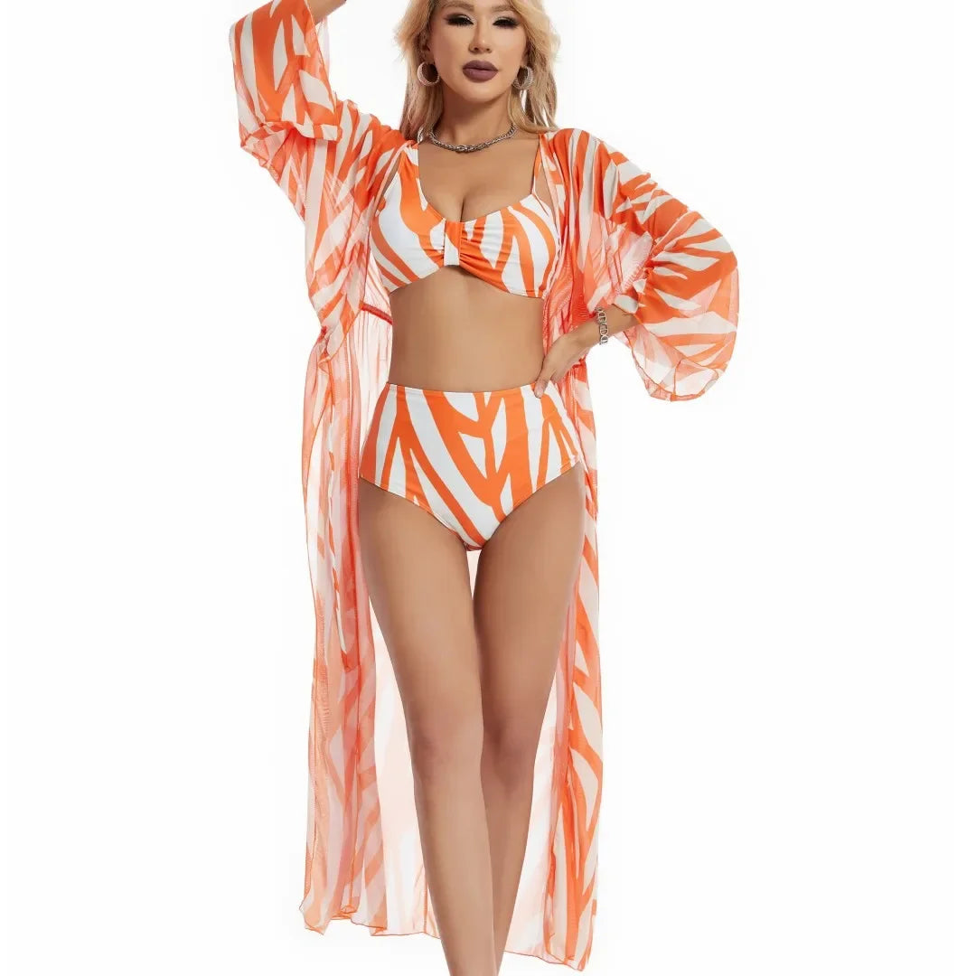 Tangerine Dream 3-Piece Swim Set