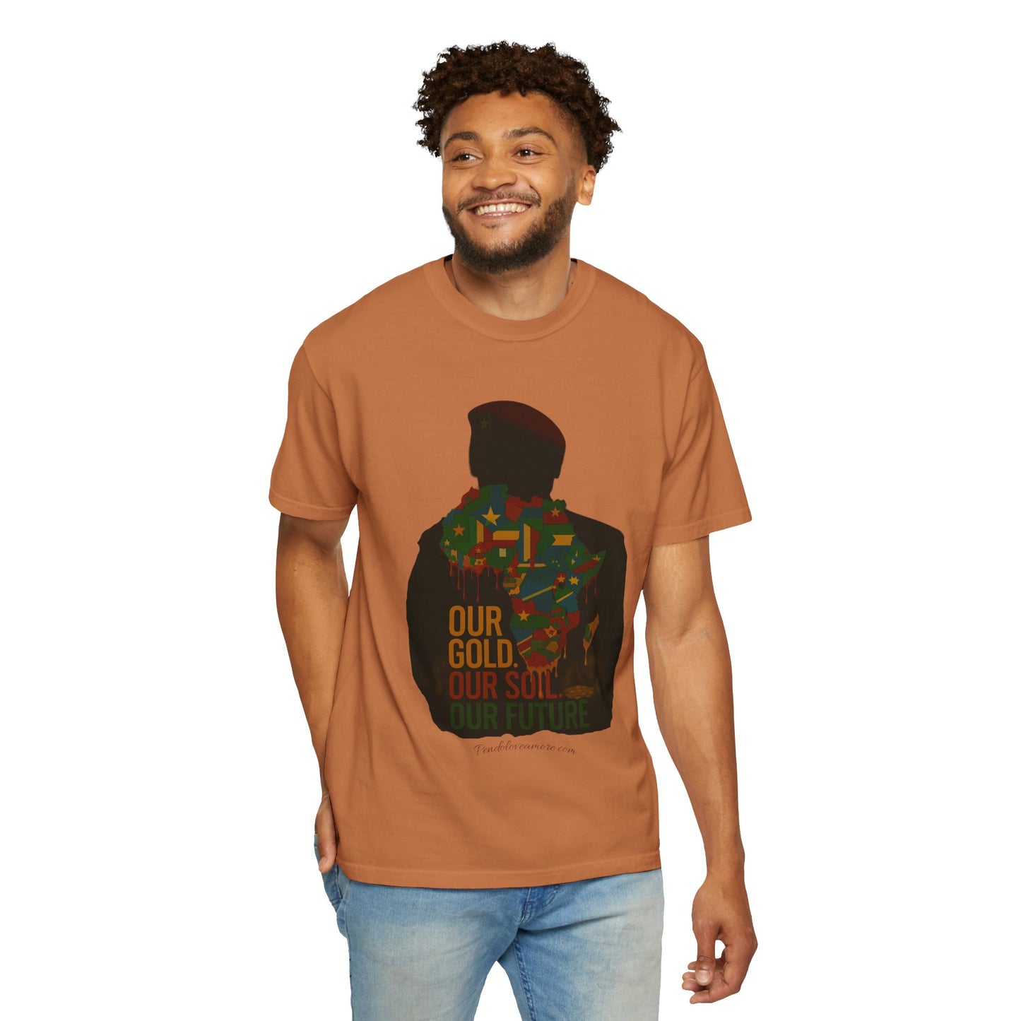 Ibrahim Traoré Unisex Garment-Dyed T-Shirt - Celebrate Heritage and Unity