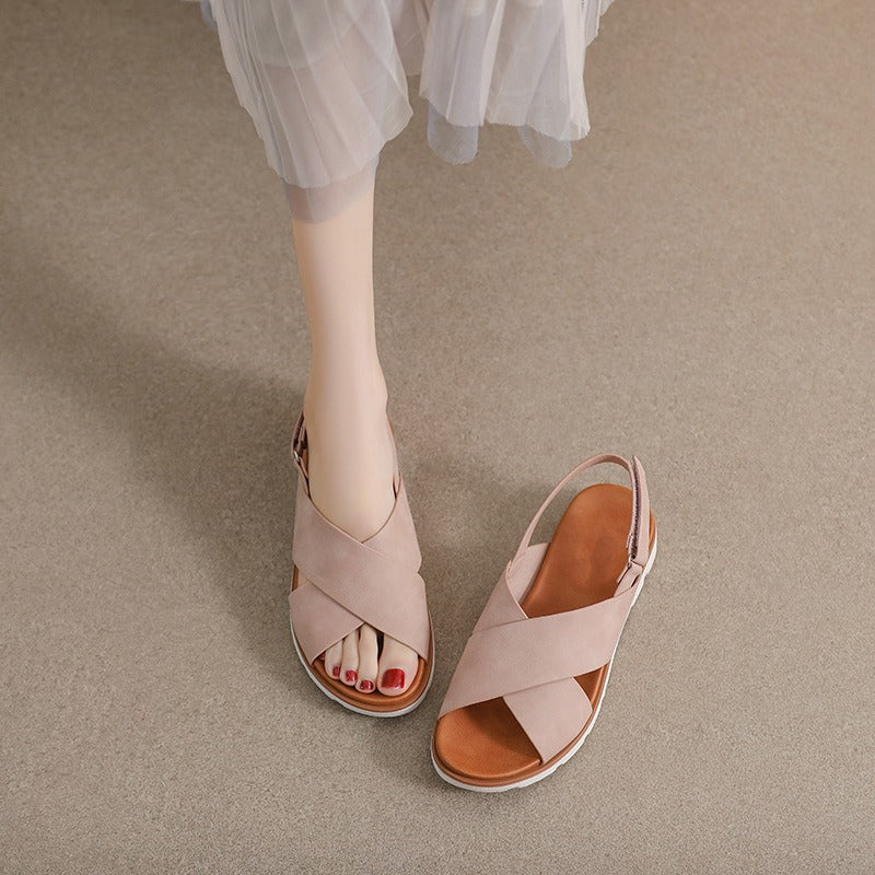 Sierra Criss-Cross Slingback Sandals