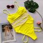 Sculpted Elegance Ribbed One-Piece Swimsui