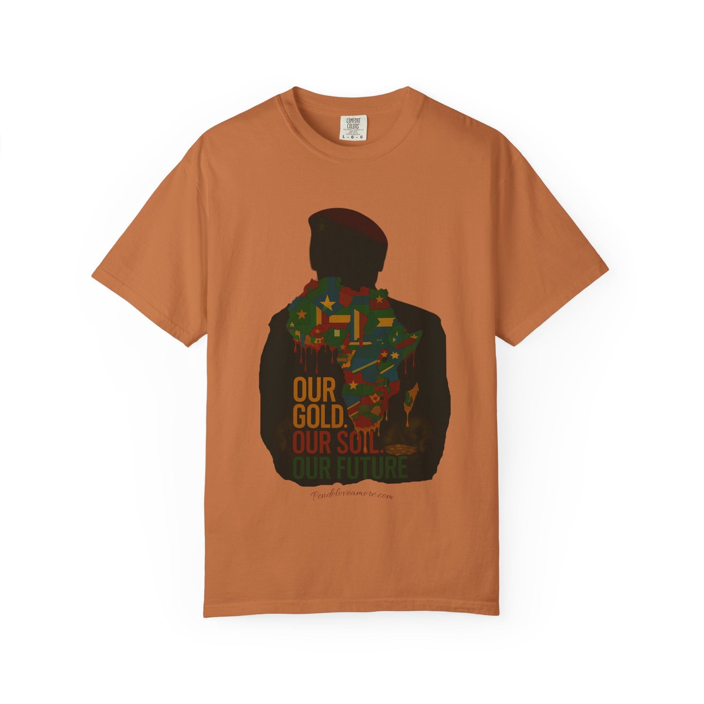 Ibrahim Traoré Unisex Garment-Dyed T-Shirt - Celebrate Heritage and Unity