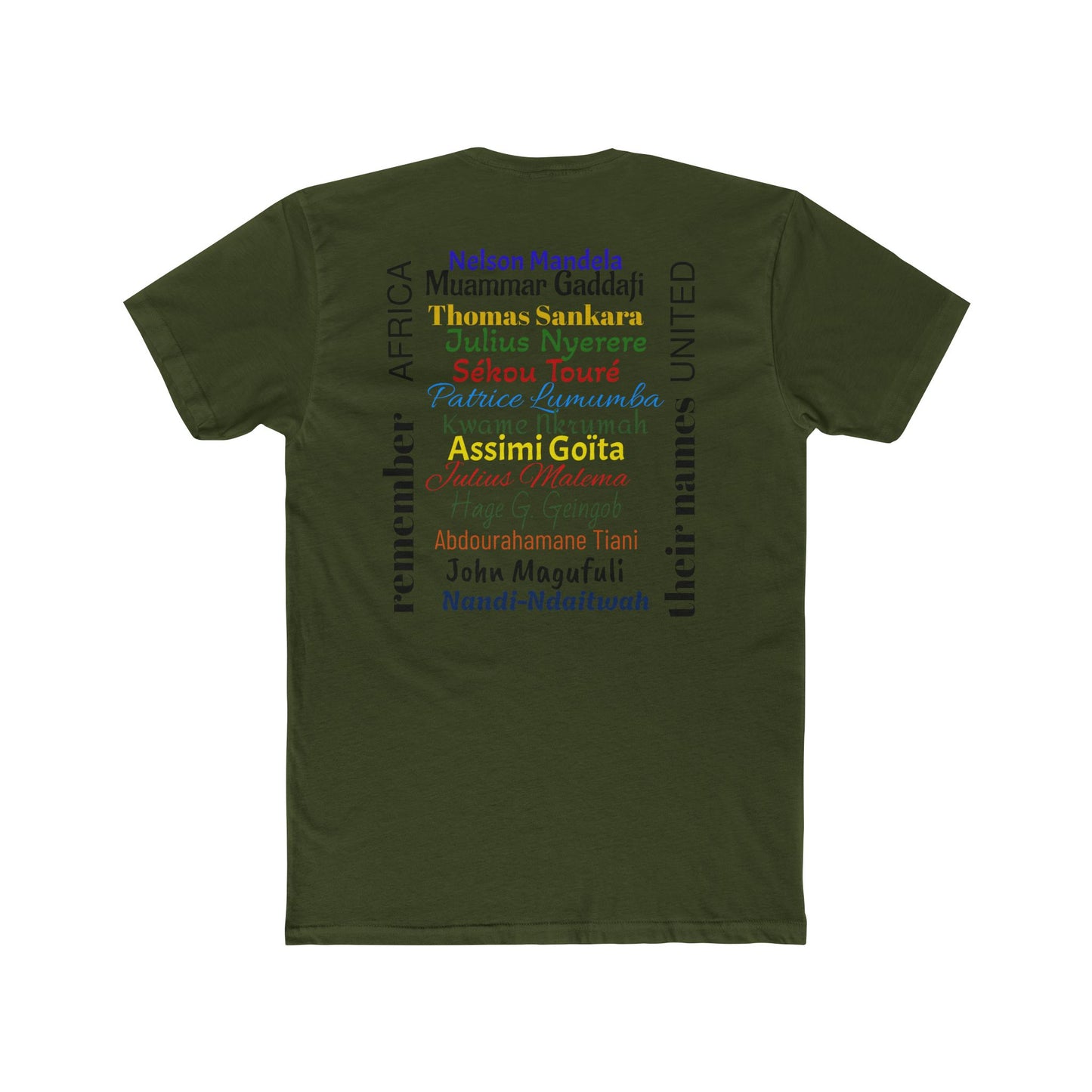 Ibrahim Traoré Unisex Cotton Crew Tee - Celebrate African Unity & Heritage