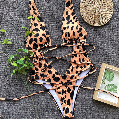 Wild Temptation Cutout One-Piece Swimsuit – Multiple Colors