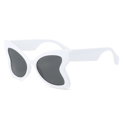 Stylish Butterfly-Shaped Polycarbonate Sunglasses in Variety of Colors and Patterns