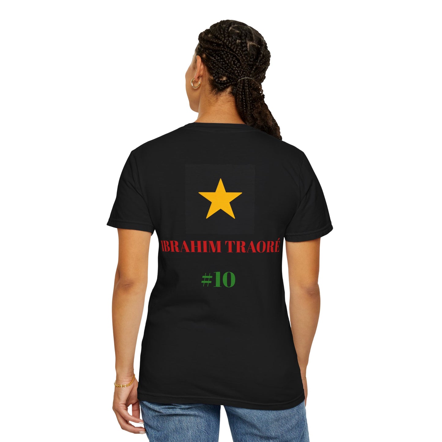 Ibrahim Traoré Unisex Garment-Dyed T-Shirt - Celebrate Heritage and Unity