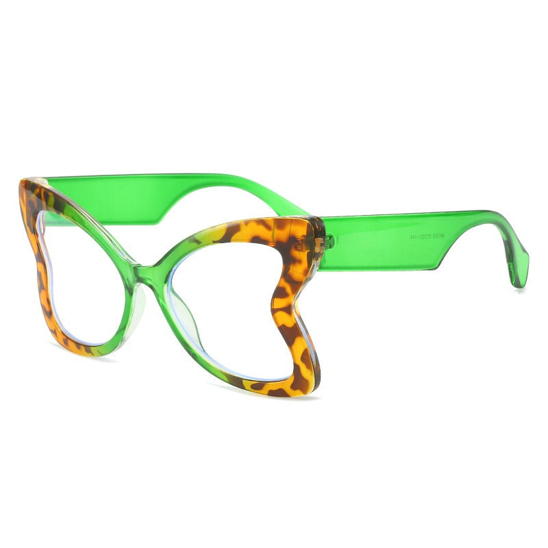 Stylish Butterfly-Shaped Polycarbonate Sunglasses in Variety of Colors and Patterns