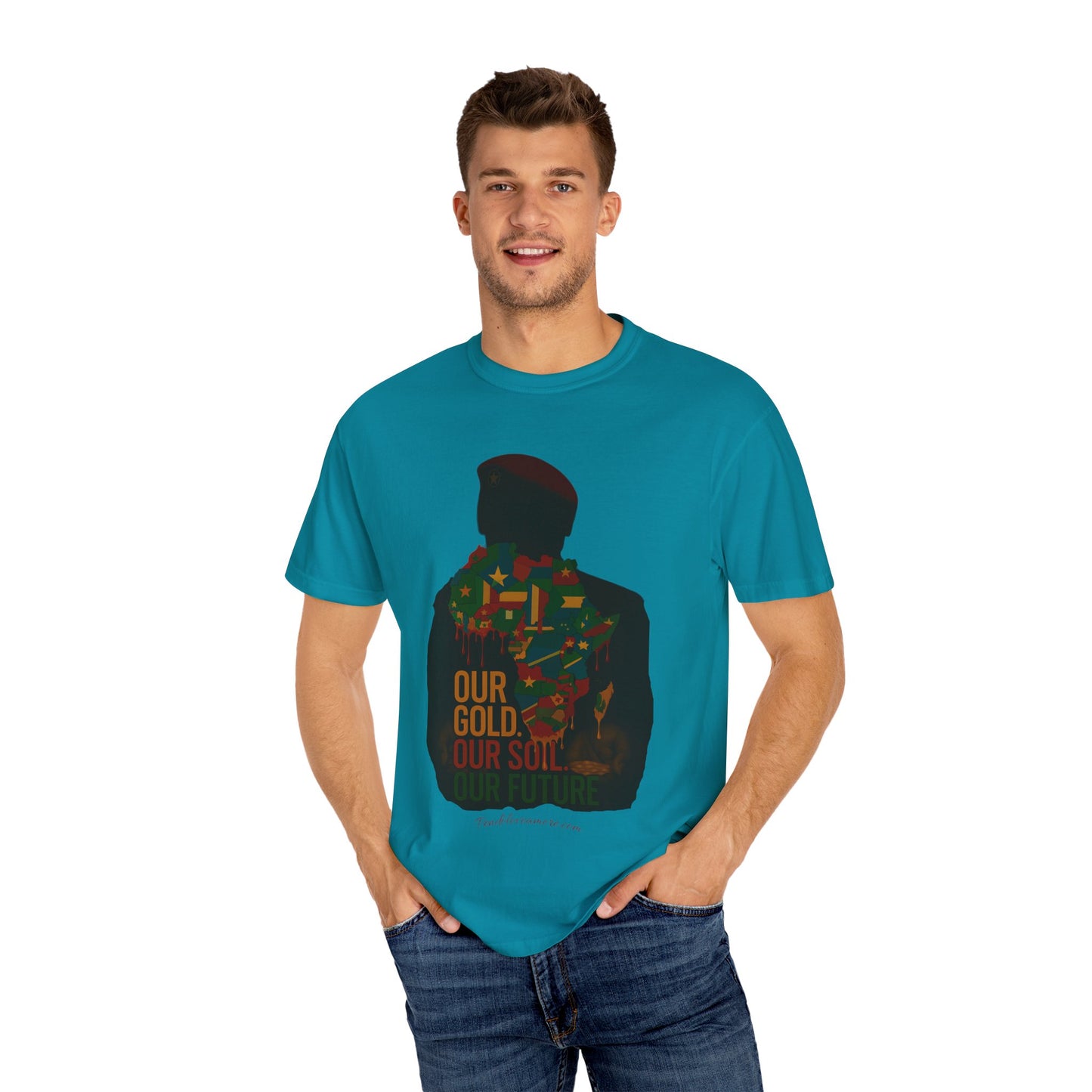 Ibrahim Traoré Unisex Garment-Dyed T-Shirt - Celebrate Heritage and Unity