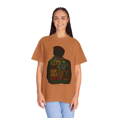 Ibrahim Traoré Unisex Garment-Dyed T-Shirt - Celebrate Heritage and Unity