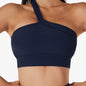 New One Shoulder Athletic Bra Top