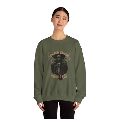 Ride or Die Motorcycle Sweatshirt - Stylish Unisex Crewneck for Bikers