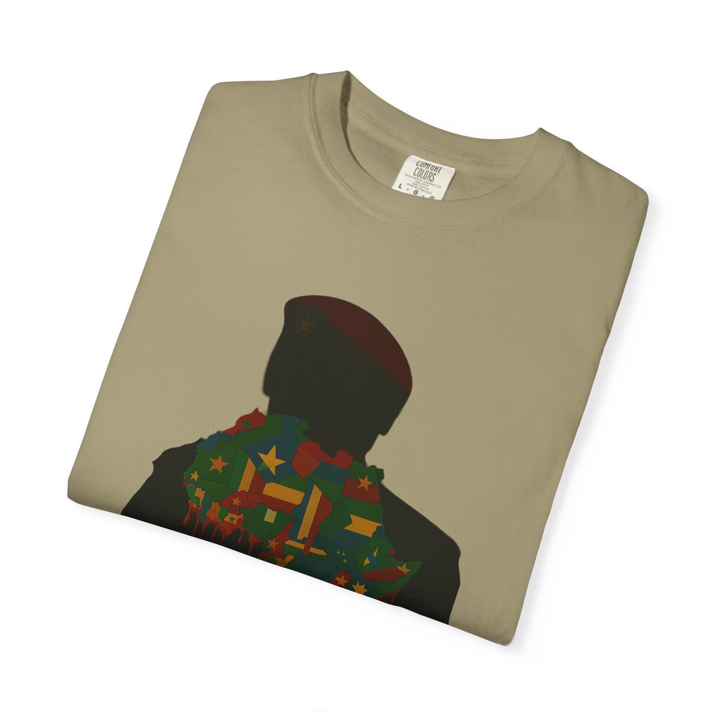 Ibrahim Traoré Unisex Garment-Dyed T-Shirt - Celebrate Heritage and Unity