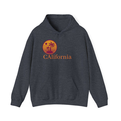 California Inspired Hoodie with 'CAlifornia' Slogan - Unisex