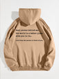 Printed Hoodie With Heartwarming, Positive "Dear person behind me" Messages hoodies, Mental Health Casual wear