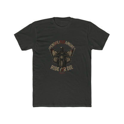 Ride or Die Pendoloveamore Unisex Cotton Crew Tee – Vintage Style Graphic T-Shirt