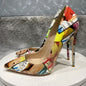 Editorial Collage Stiletto Pumps