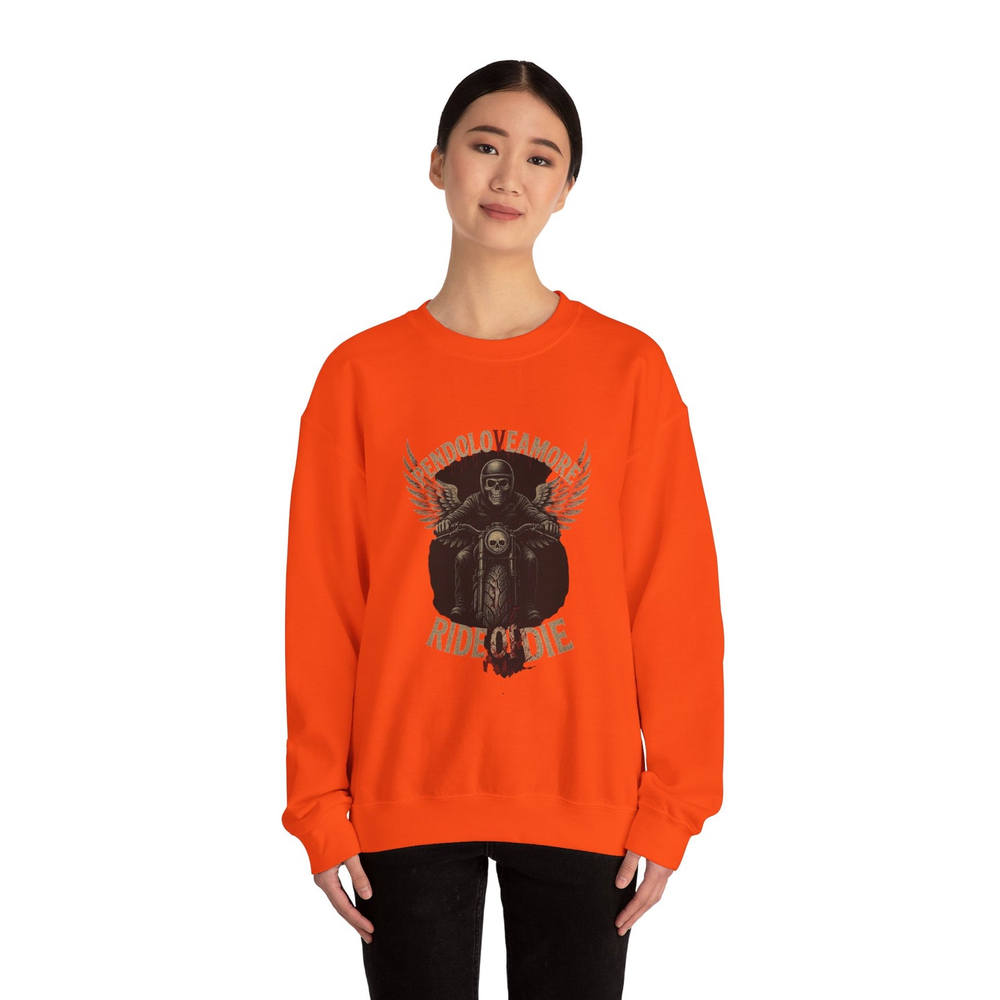 Ride or Die Motorcycle Sweatshirt - Stylish Unisex Crewneck for Bikers