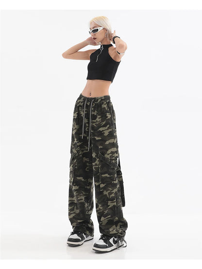 Women's  Harajuku Style Camouflage Baggy Pants