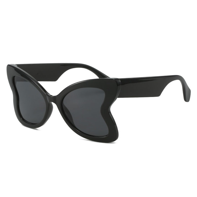 Stylish Butterfly-Shaped Polycarbonate Sunglasses in Variety of Colors and Patterns