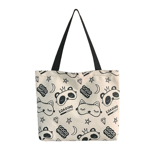 Large Capacity Japanese Ulzzang Canvas Tote