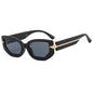 Dark glasses  non mainstream small frame cat eye high-definition glasses