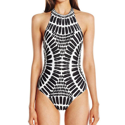 One-Piece Backless Swimsuit Bikini
