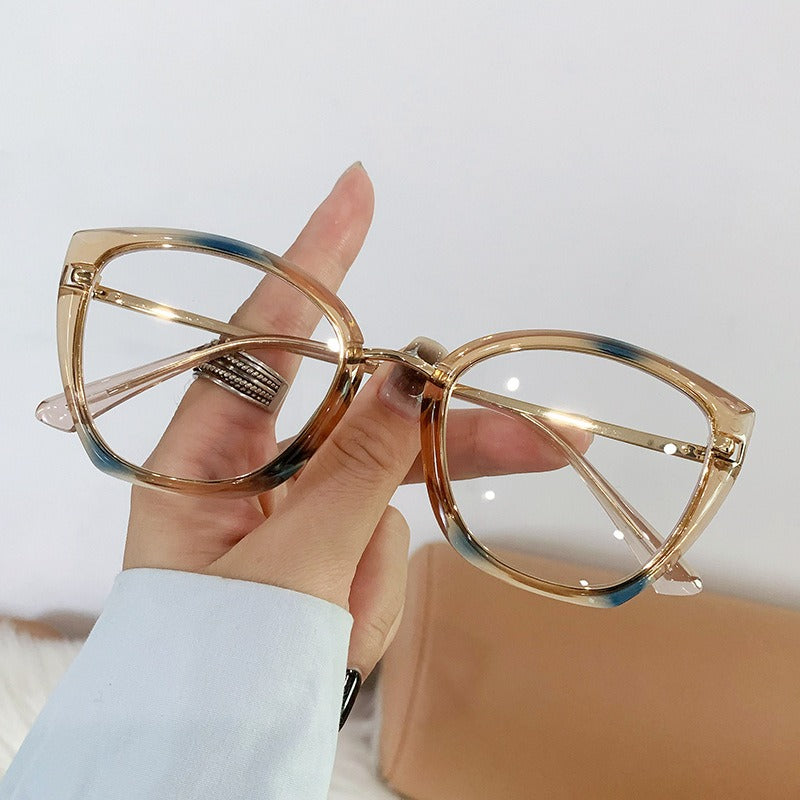 Classic Anti Blue Light Cat Eye Frame Glasses For Women