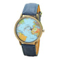 Global Travel By Plane Map Watches