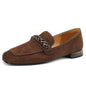 Montgomery Braided Kid-Suede Loafers