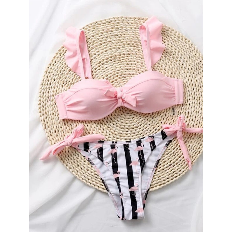 Luxe Wrap-Twist Bikini Set