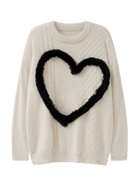 Black Heart Sweater