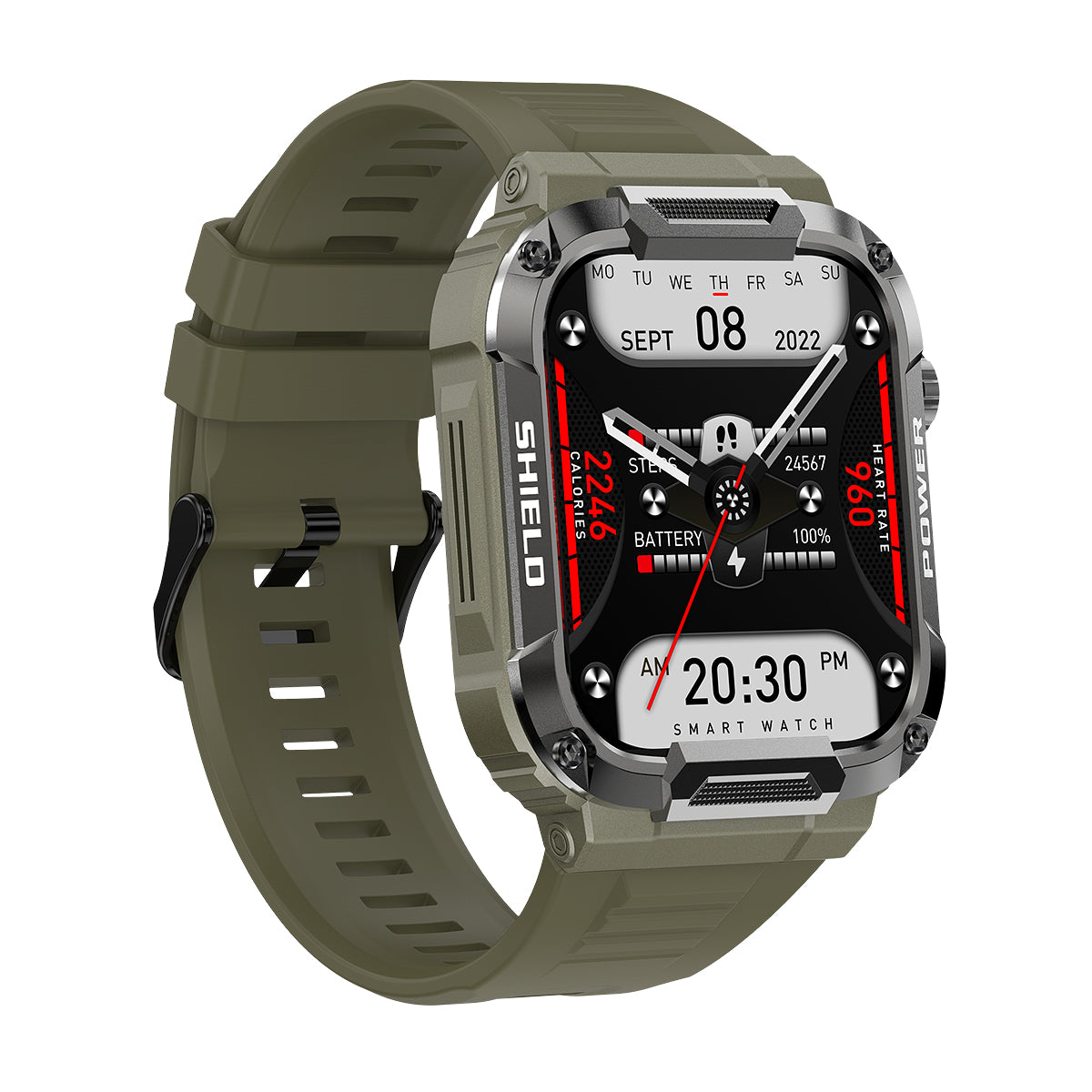 Smart Watch MK66 with Bluetooth, Health and Sleep Monitoring, Super Long Endurance