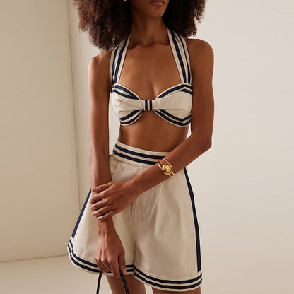 Nautical Charm 3-Piece Swim & Resort Set