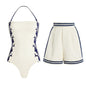 Nautical Charm 3-Piece Swim & Resort Set