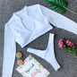Sun Kissed Long Sleeve Brazilian Bikini Set