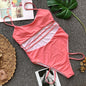 Sculpted Elegance Ribbed One-Piece Swimsui