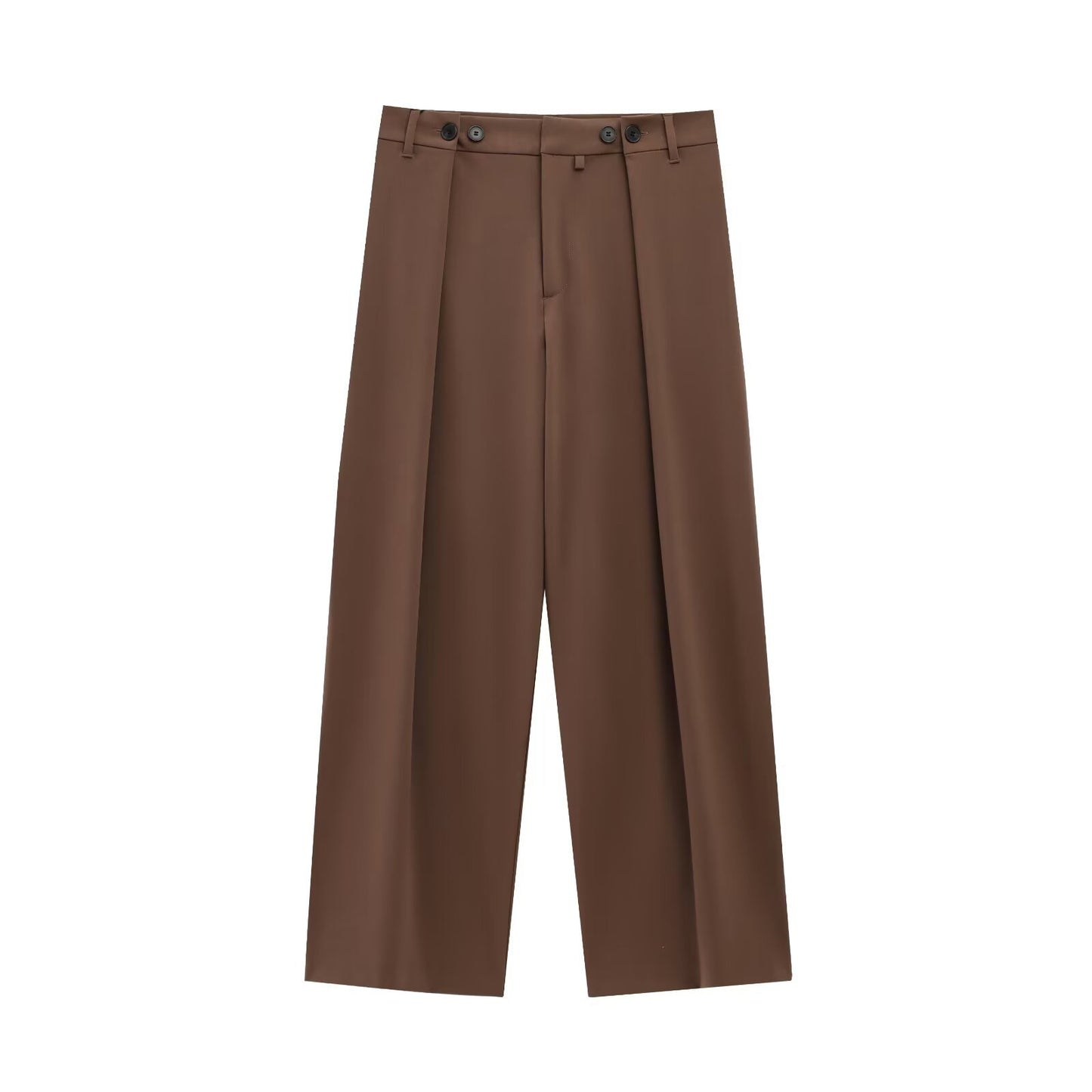 Chocolate Brown Belted Blazer & Trousers Set – Timeless Elegance, Effortless Power
