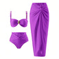 Goddess Glow 3-Piece Resort Swim Set
