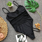 Sculpted Elegance Ribbed One-Piece Swimsui