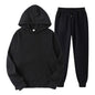 Women's Oversized 2 Piece Set Hooded Fleece Tracksuit in Multiple Colors Selection