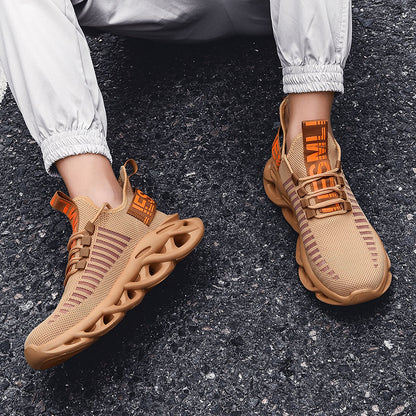 Fashionable Walking Sneakers in Breathable Design