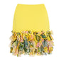 Tropical Bloom Ruffle Skirt & Cut-Out Swimsuit Set