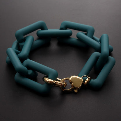 Fashion Chunky Colorful Chain Bracelets